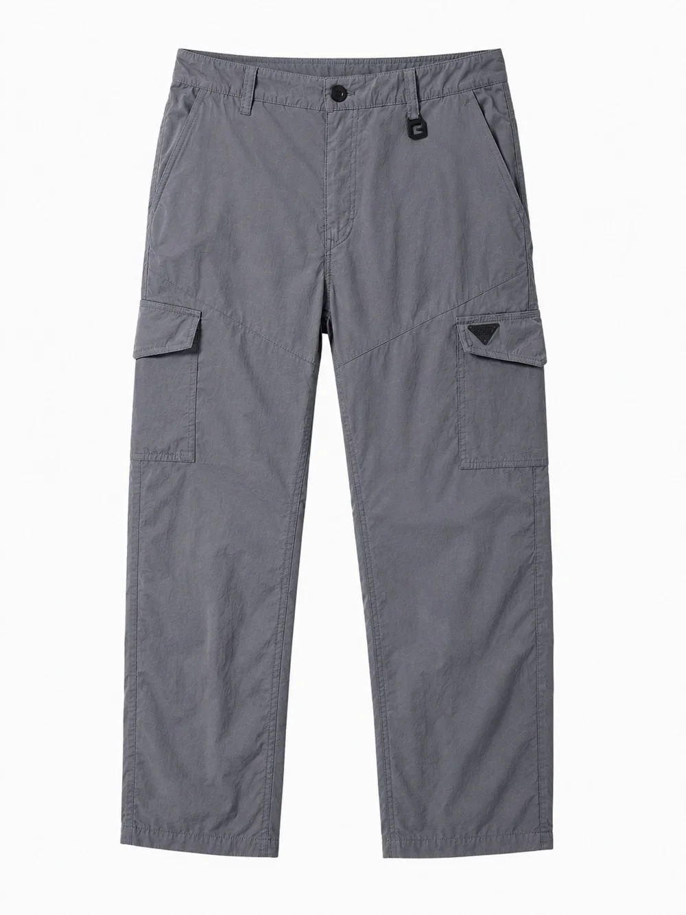 Men's Gray Cargo Pants - Classic Utility Style